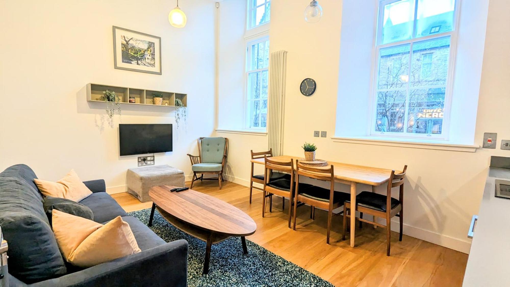 Luxury Apartment In Edinburgh City Center Bagian luar foto